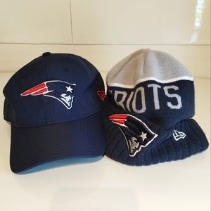 NFL Patriots 2 for 1 Velcro hat & toque